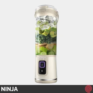 شیکر شارژی نینجا مدل Ninja Blast BC151CS | رنگ کرم شنی، قابل حمل با باتری 7.4 ولت