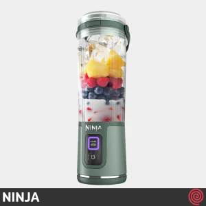 شیکر شارژی نینجا مدل Ninja Blast BC151EM | رنگ سبز جنگلی، قابل حمل با باتری 7.4 ولت