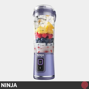 شیکر شارژی نینجا مدل Ninja Blast BC151GP | رنگ بنفش کهکشانی، قابل حمل با باتری 7.4 ولت