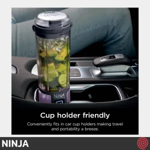 شیکر شارژی نینجا مدل Ninja BC151PL | با رنگ بنفش متالیک