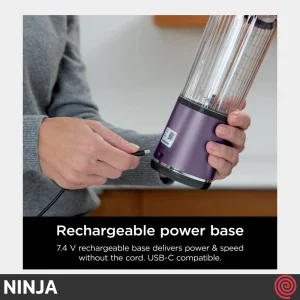 شیکر شارژی نینجا مدل Ninja BC151PL | با رنگ بنفش متالیک