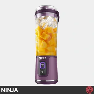 شیکر شارژی نینجا مدل Ninja Blast BC151PR | رنگ بنفش تیره، قابل حمل با باتری 7.4 ولت