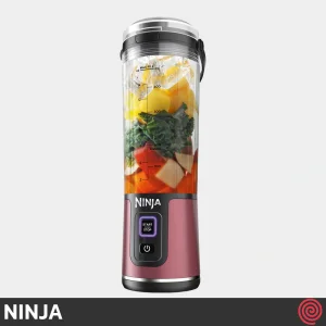 شیکر شارژی نینجا مدل Ninja Blast BC151RD | رنگ قرمز گیلاسی، قابل حمل با باتری 7.4 ولت