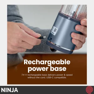 شیکر شارژی نینجا مدل Ninja BC151RY | با رنگ قرمز خاک رسی