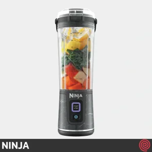 شیکر شارژی نینجا مدل Ninja Blast BC152MK | رنگ مشکی مرمری، قابل حمل با باتری 7.4 ولت