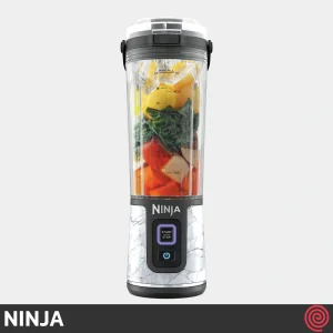 شیکر شارژی نینجا مدل Ninja Blast BC152MW | رنگ سفید مرمری، قابل حمل با باتری 7.4 ولت
