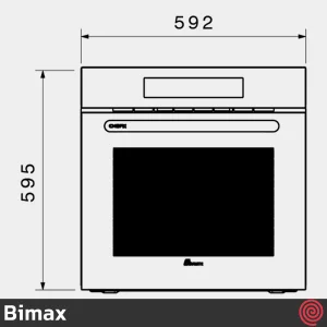 فر توکار برقی بیمکث مدل Bimax ChefX ۳۱۰۵ | ظرفیت 80 لیتر