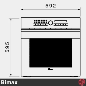 فر توکار برقی بیمکث مدل Bimax ChefX 3104 | ظرفیت 80 لیتر