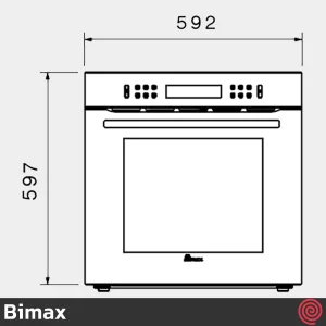 فر توکار برقی بیمکث مدل Bimax 3102 | ظرفیت 80 لیتر