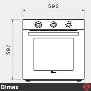 فر توکار برقی بیمکث مدل Bimax 0030E | ظرفیت 80 لیتر