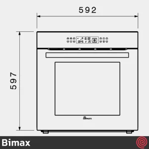 فر توکار برقی بیمکث مدل Bimax 0021E | ظرفیت 80 لیتر