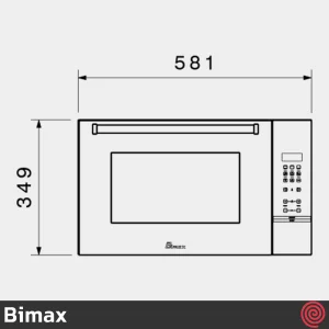 آون توستر 42 لیتری بیمکث مدل Bimax MT003 | دارای 7 برنامه پخت