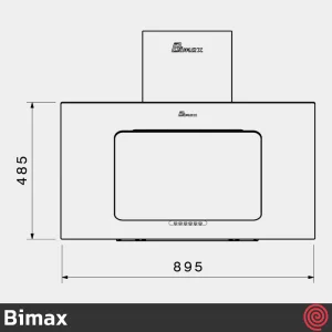 هود مورب بیمکث مدل Bimax 2051 | سایز 90 با موتور 4 دور