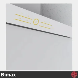 هود مورب بیمکث مدل Bimax 2045 | سایز 90 با موتور 4 دور توربو، رنگ سفید
