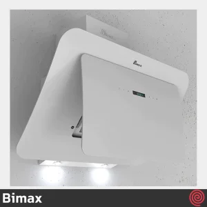 هود مورب بیمکث مدل Bimax 2044 | سایز 90 با موتور 4 دور توربو، رنگ سفید