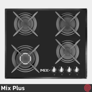 اجاق گاز صفحه ای 4 شعله میکس پلاس مدل Mix Plus IG6401 | بدنه شیشه ای