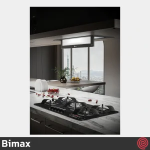 هود مخفی بیمکث مدل Bimax 1104RF | سایز 70 با موتور 4 دور، کنترل رادیویی