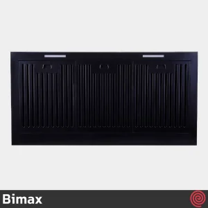 هود شومینه ای بیمکث مدل Bimax 1301 | رنگ مشکی، سایز 90 با موتور توربو 4 دور