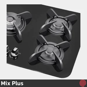 اجاق گاز صفحه ای 5 شعله میکس پلاس مدل Mix Plus IG8507 | بدنه شیشه ای