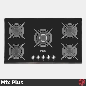 اجاق گاز صفحه ای 5 شعله میکس پلاس مدل Mix Plus IG8503 | بدنه شیشه ای