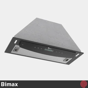 هود مخفی بیمکث مدل Bimax 2052 | رنگ مشکی، سایز 70 با موتور توربو 4 دور