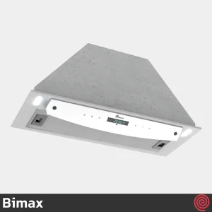 هود مخفی بیمکث مدل Bimax 2052 | رنگ سفید، سایز 70 با موتور توربو 4 دور