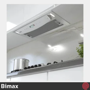 هود مخفی بیمکث مدل Bimax 2052 | رنگ سفید، سایز 70 با موتور توربو 4 دور