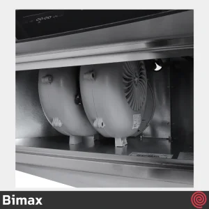 هود مخفی بیمکث مدل Bimax 2052 | رنگ استیل، سایز 70 با موتور توربو 4 دور