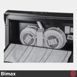 هود زیر‌ کابینتی بیمکث مدل Bimax 4002 | رنگ مشکی، سایز 90 با موتور 3 دور