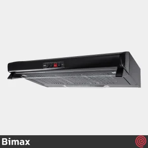 هود زیر‌ کابینتی بیمکث مدل Bimax 4002 | رنگ مشکی، سایز 60 با موتور 3 دور