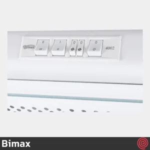 هود زیر‌ کابینتی بیمکث مدل Bimax 4002 | رنگ سفید، سایز 60 با موتور 3 دور