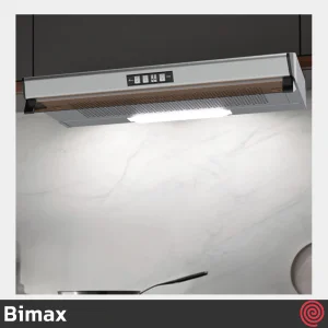 هود زیر‌ کابینتی بیمکث مدل Bimax 4002 | رنگ استیل، سایز 100 با موتور 3 دور