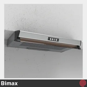 هود زیر‌ کابینتی بیمکث مدل Bimax 4002 | رنگ استیل، سایز 100 با موتور 3 دور