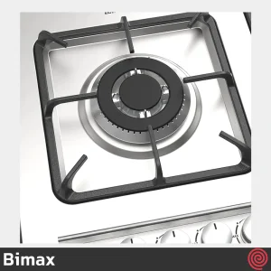 اجاق گاز صفحه ای 5 شعله بیمکث مدل Bimax 5084 | بدنه استیل