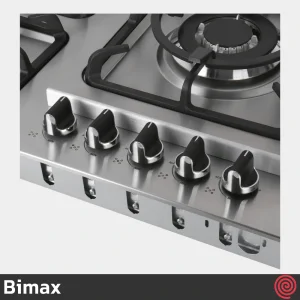 اجاق گاز صفحه ای 5 شعله بیمکث مدل Bimax 5084 | بدنه استیل