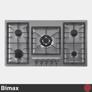 اجاق گاز صفحه ای 5 شعله بیمکث مدل Bimax 5088 | بدنه استیل