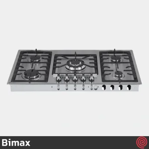 اجاق گاز صفحه ای 5 شعله بیمکث مدل Bimax 5088 | بدنه استیل