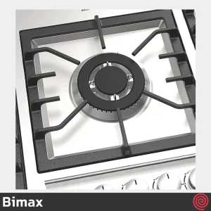 اجاق گاز صفحه ای 5 شعله بیمکث مدل Bimax 5088 | بدنه استیل