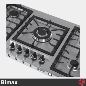 اجاق گاز صفحه ای 5 شعله بیمکث مدل Bimax 5088 | بدنه استیل