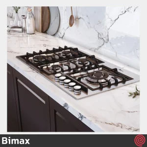 اجاق گاز صفحه ای 5 شعله بیمکث مدل Bimax 5089 | بدنه استیل