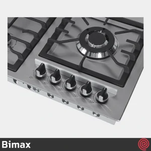 اجاق گاز صفحه ای 5 شعله بیمکث مدل Bimax 5089 | بدنه استیل