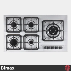 اجاق گاز صفحه ای 5 شعله بیمکث مدل Bimax 5094 | بدنه استیل