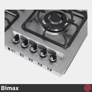 اجاق گاز صفحه ای 5 شعله بیمکث مدل Bimax 5094 | بدنه استیل