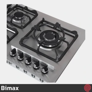اجاق گاز صفحه ای 5 شعله بیمکث مدل Bimax 5094 | بدنه استیل