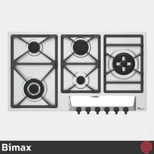 اجاق گاز صفحه ای 5 شعله بیمکث مدل Bimax 5093 | بدنه استیل