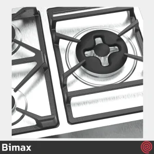 اجاق گاز صفحه ای 5 شعله بیمکث مدل Bimax 5093 | بدنه استیل