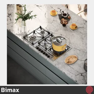 اجاق گاز صفحه ای 5 شعله بیمکث مدل Bimax 5093 | بدنه استیل
