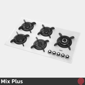 اجاق گاز صفحه ای 5 شعله میکس پلاس مدل Mix Plus G502RW | بدنه شیشه ای