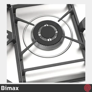 اجاق گاز صفحه ای 5 شعله بیمکث مدل Bimax 5077 | بدنه استیل