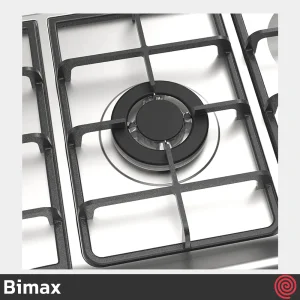 اجاق گاز صفحه ای 5 شعله بیمکث مدل Bimax 5010 | بدنه استیل